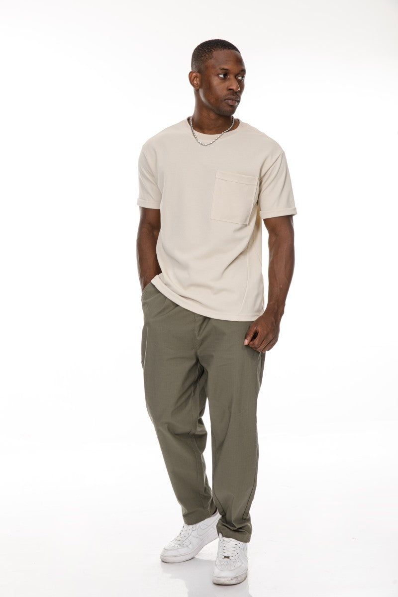 JEANS PRO light Beige Loose Fit Pants