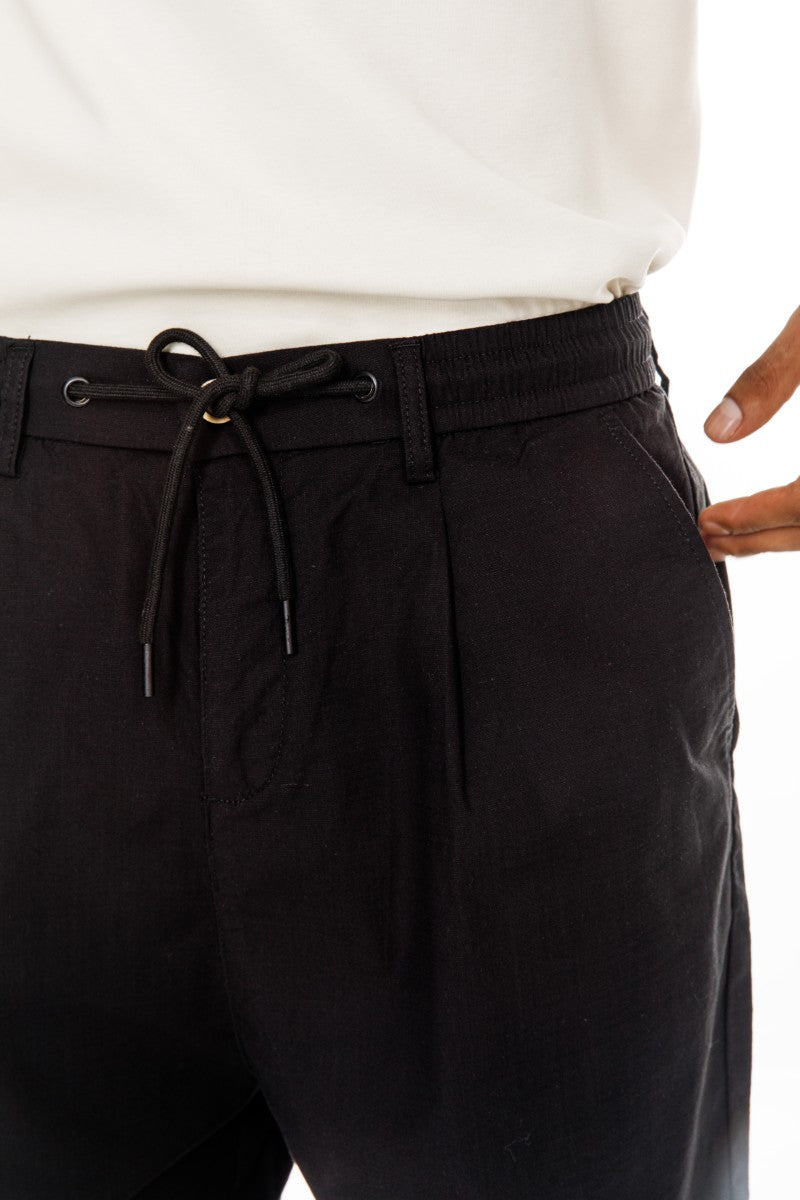 JEANS PRO Black Loose Fit Pants