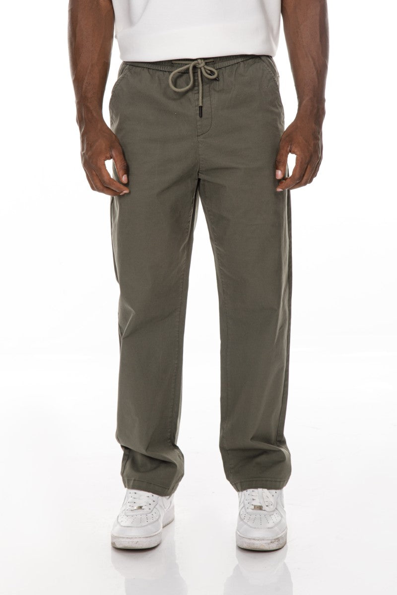 JEANS PRO light Green Loose Fit Pants
