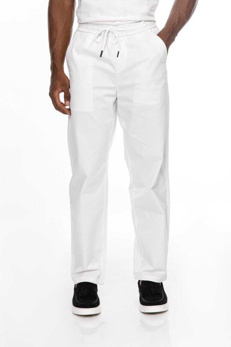 JEANS PRO White Loose Fit Chino Pants