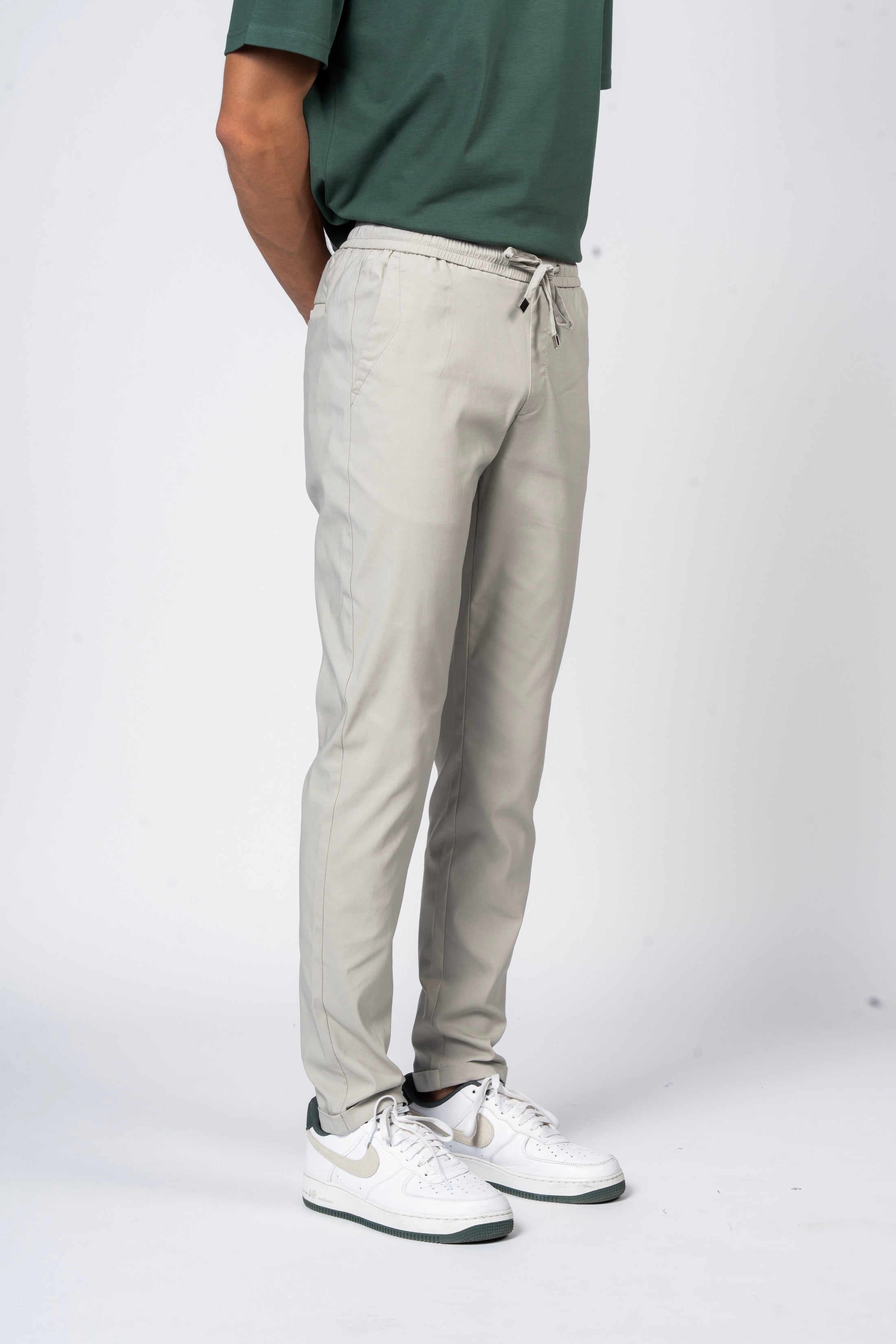 JEANSPRO Technical Stretch-Blend Jogger Pants - Stone