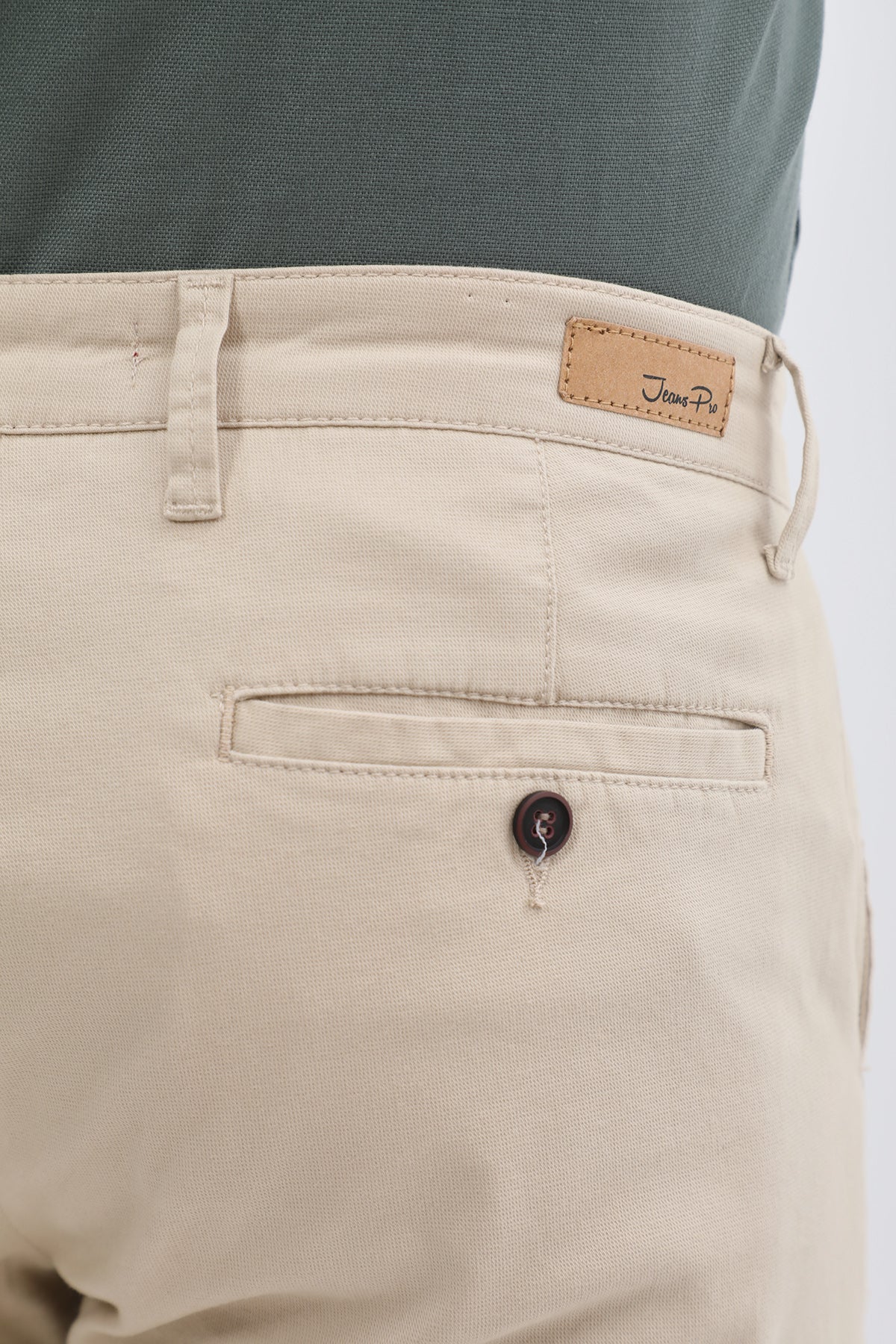 JEANSPRO Cotton Slim Fit Chino Pants - Beige
