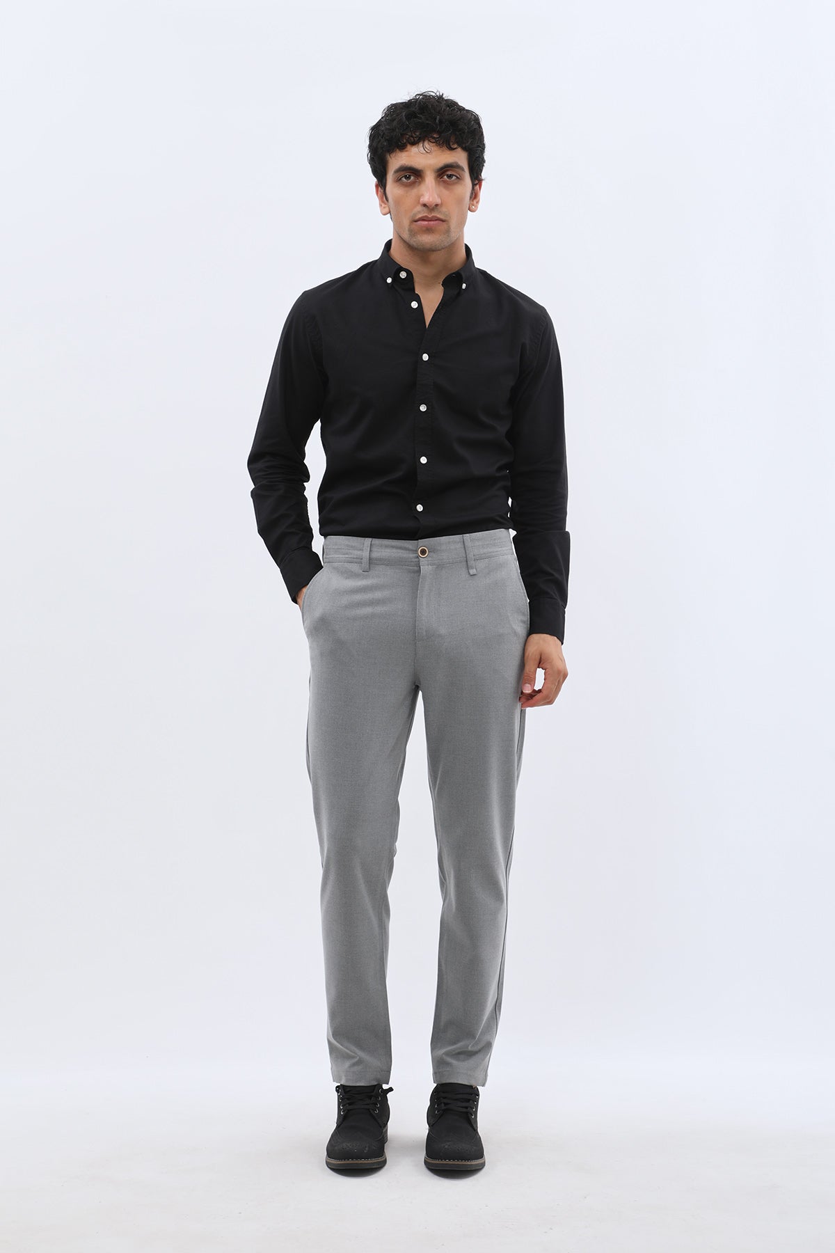 JEANSPRO Technical Stretch-Blend Pants - Grey