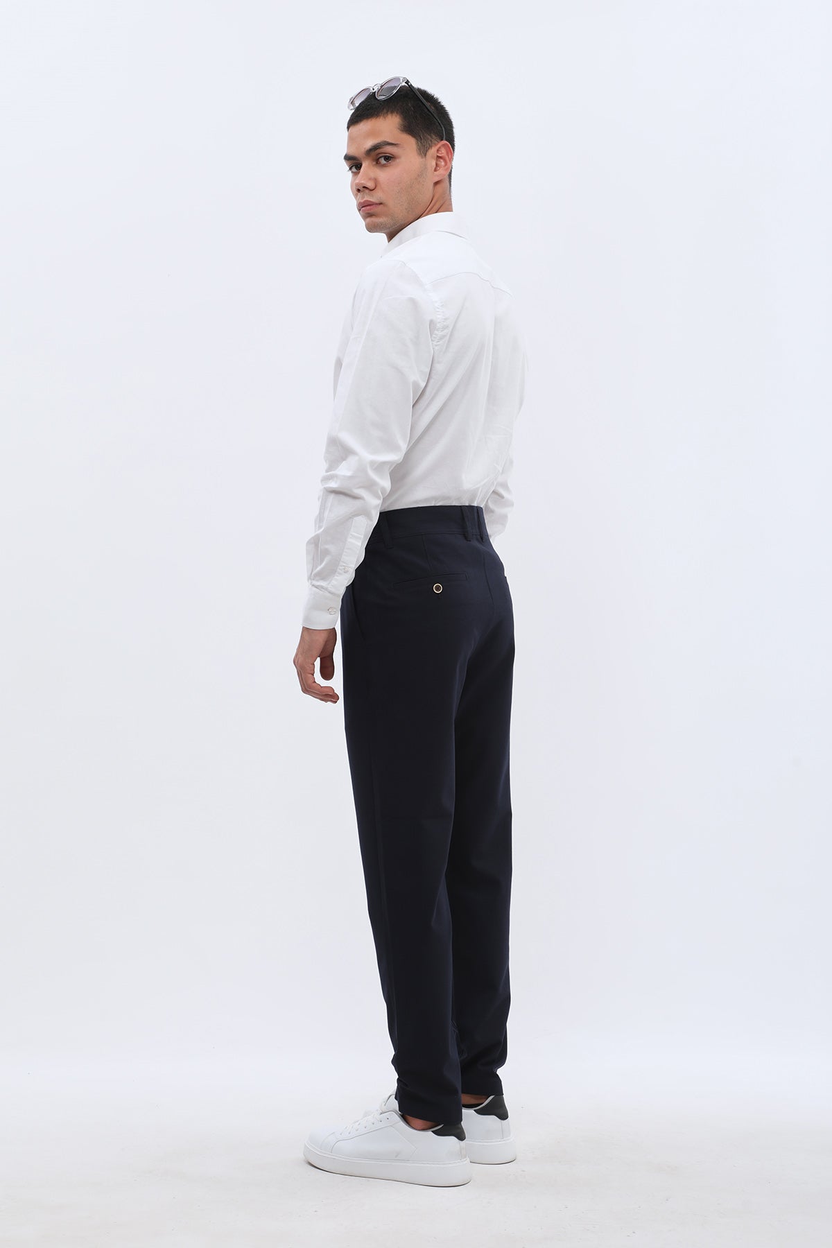JEANSPRO Technical Stretch-Blend Pants - Navy