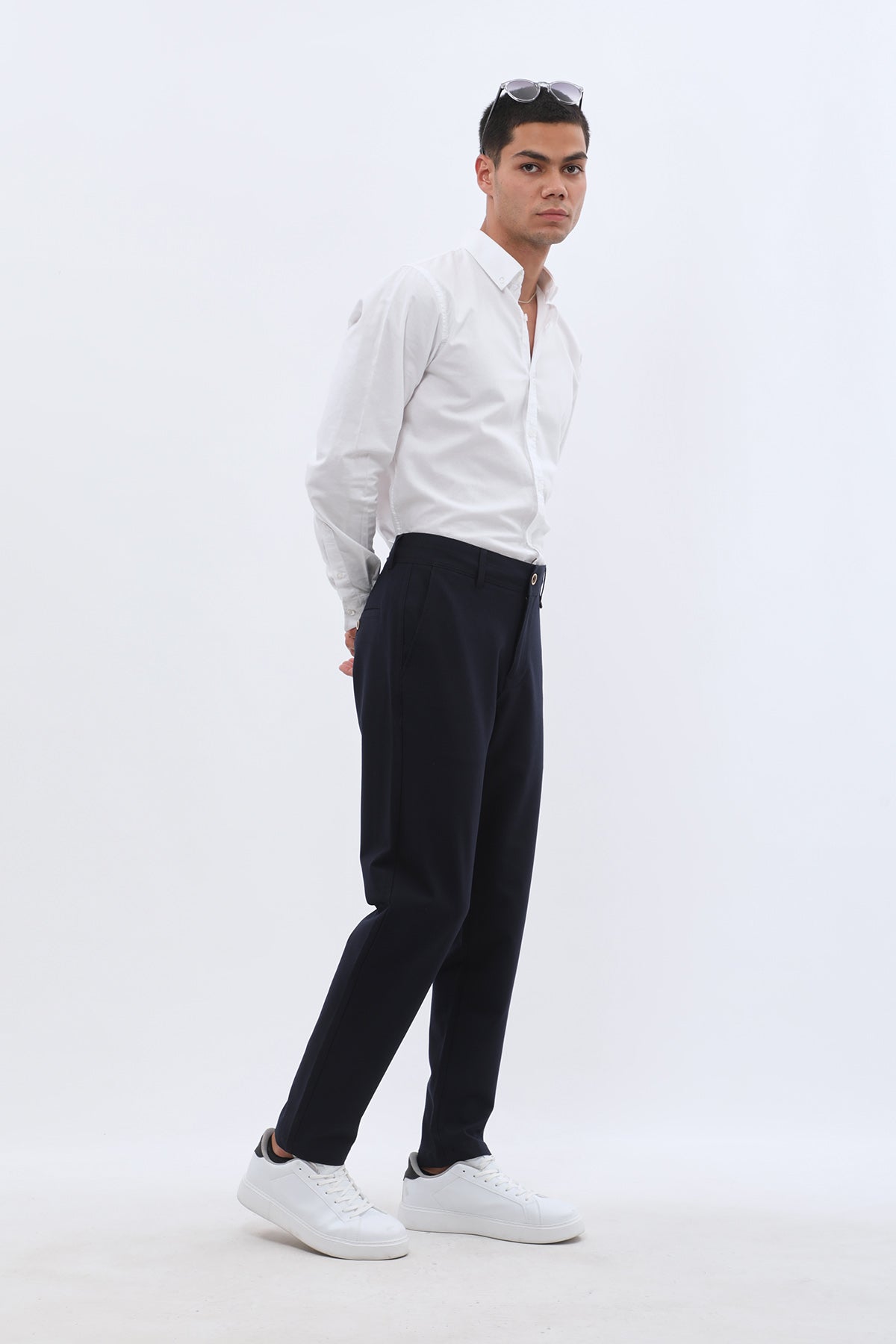 JEANSPRO Technical Stretch-Blend Pants - Navy