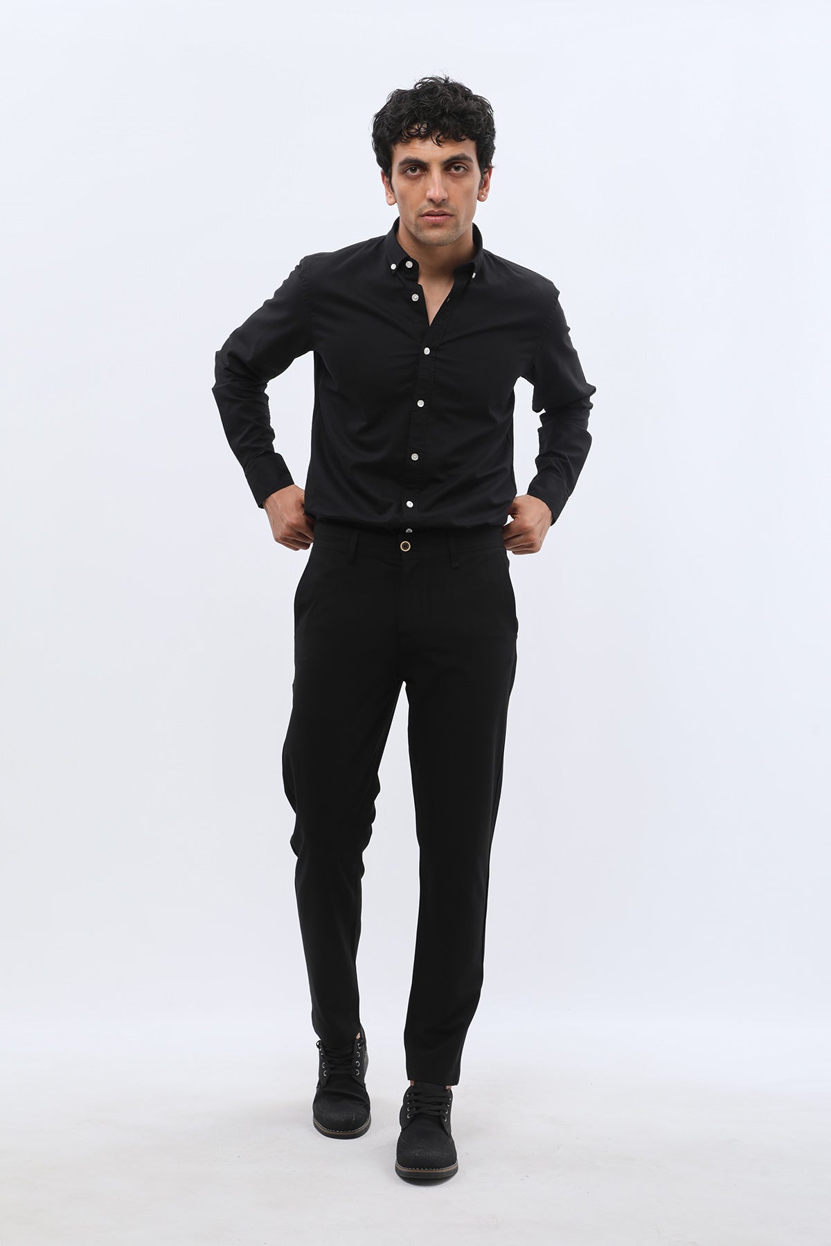 JEANSPRO Technical Stretch-Blend Pants - Black