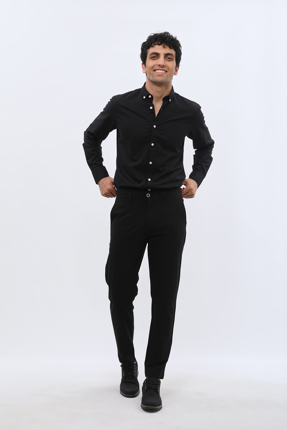 JEANSPRO Technical Stretch-Blend Pants - Black