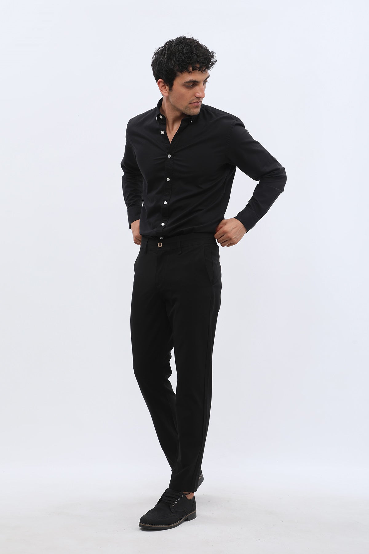 JEANSPRO Technical Stretch-Blend Pants - Black