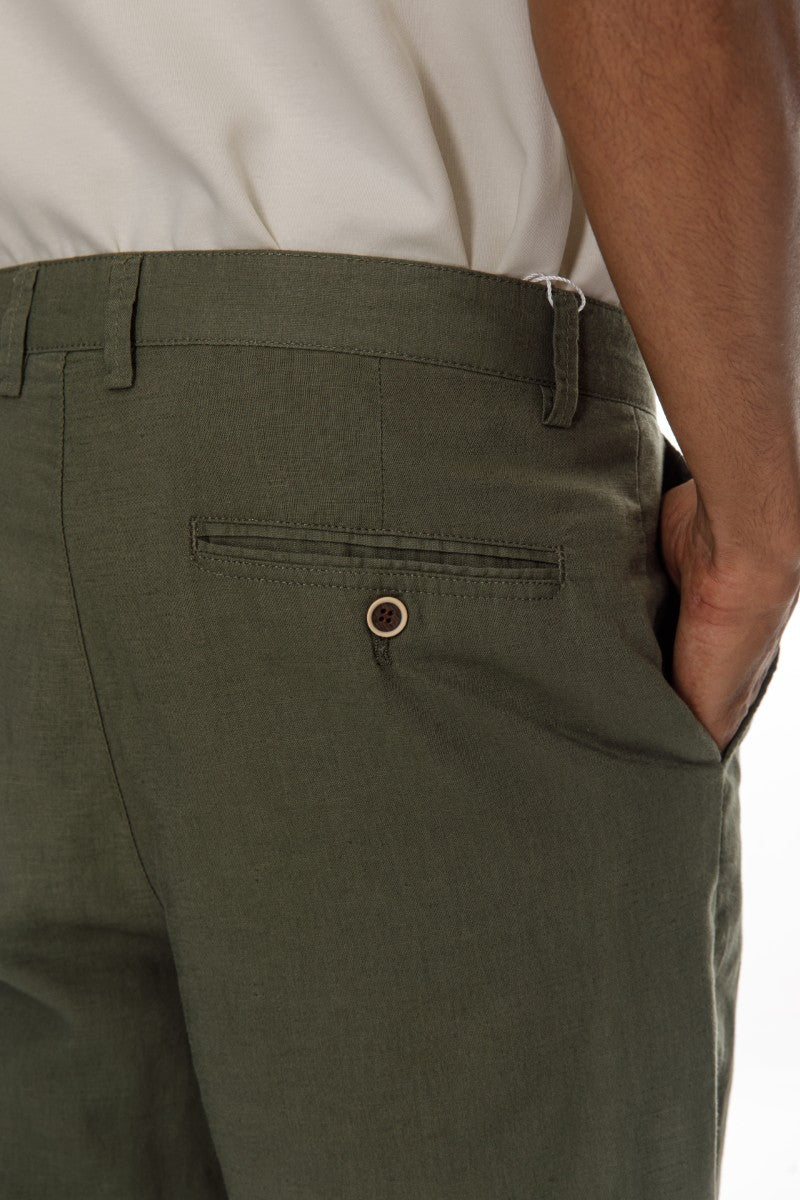 JEANS PRO Ight Green Loose Fit Chino Pants