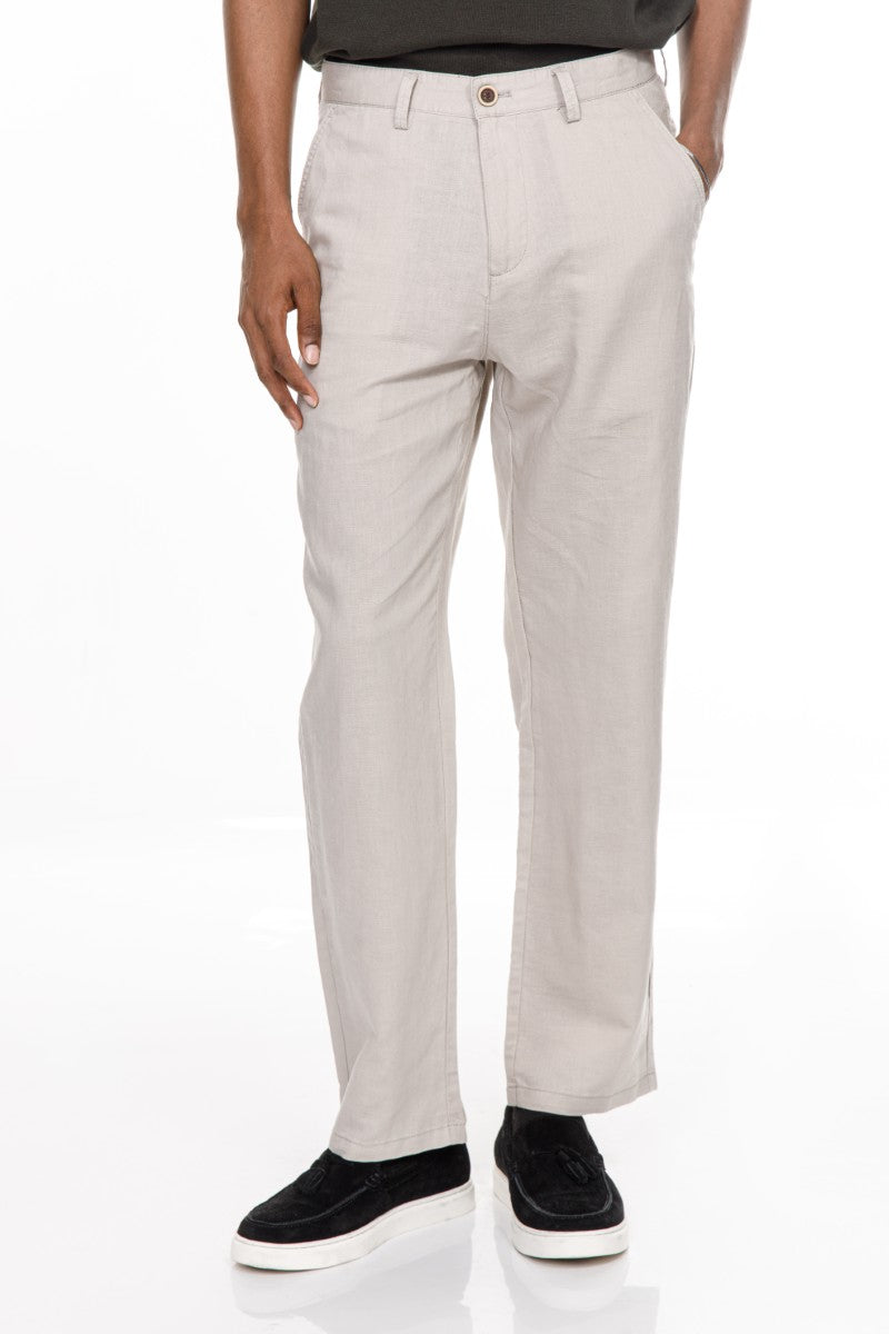 JEANS PRO light Beige Loose Fit Pants