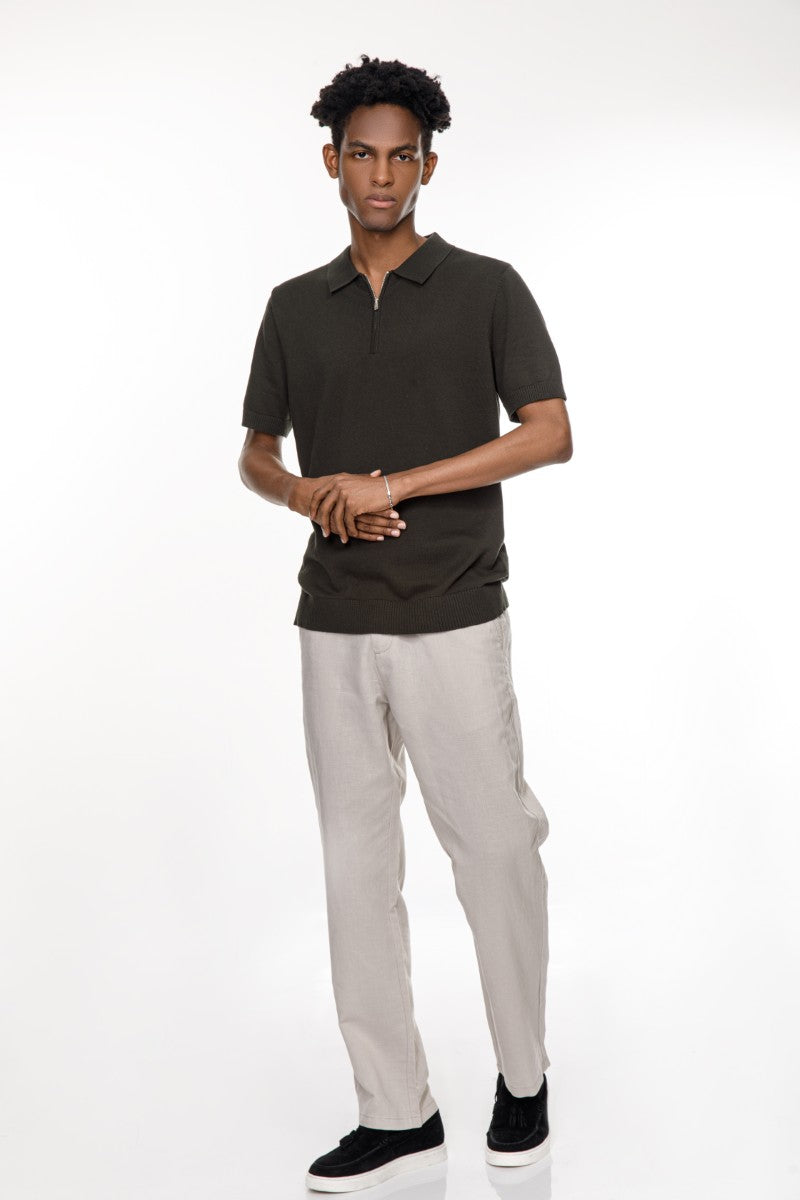 JEANS PRO light Beige Loose Fit Pants