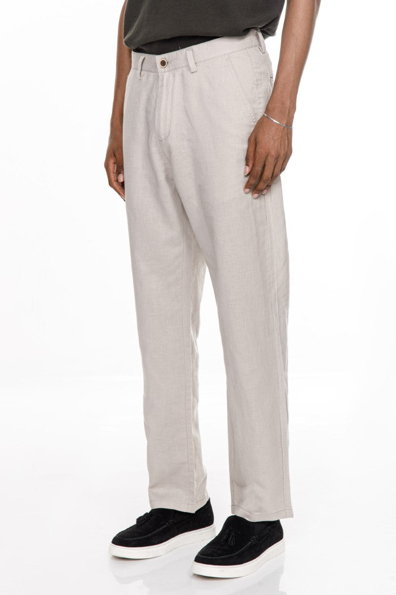 JEANS PRO light Beige Loose Fit Pants