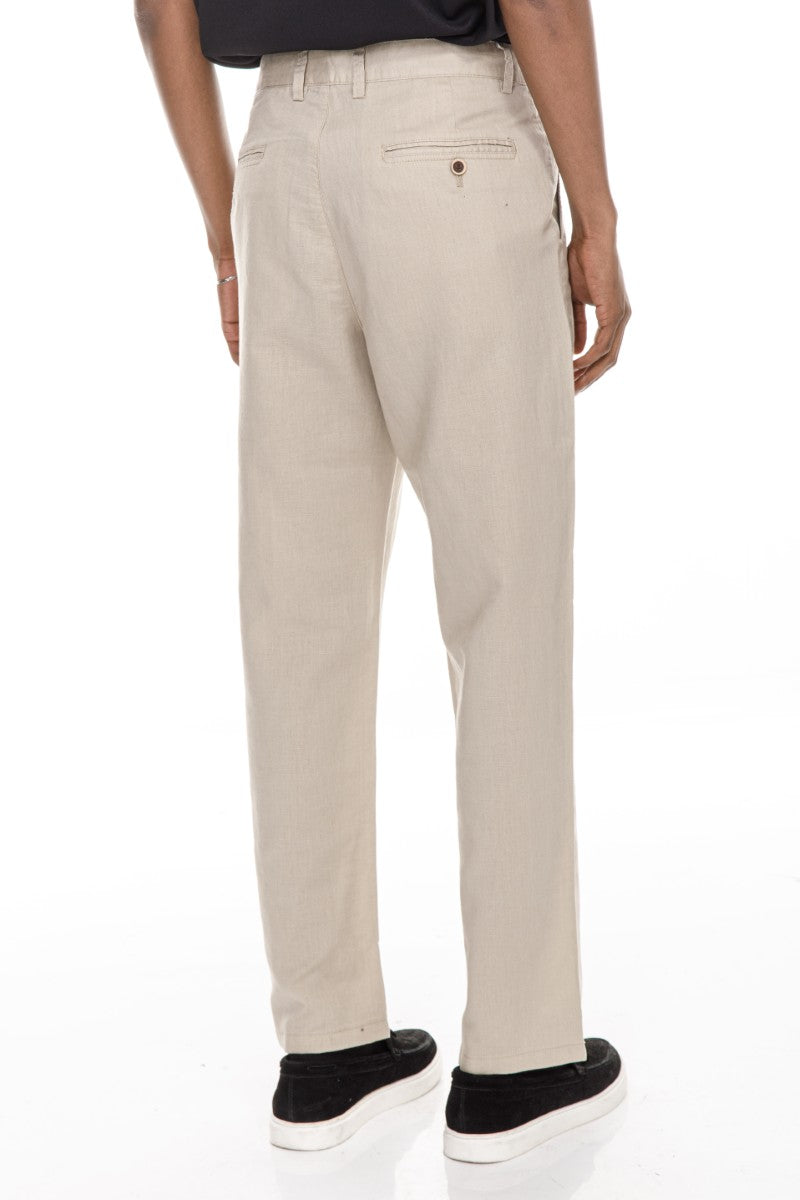 JEANS PRO Beige Loose Fit Pants