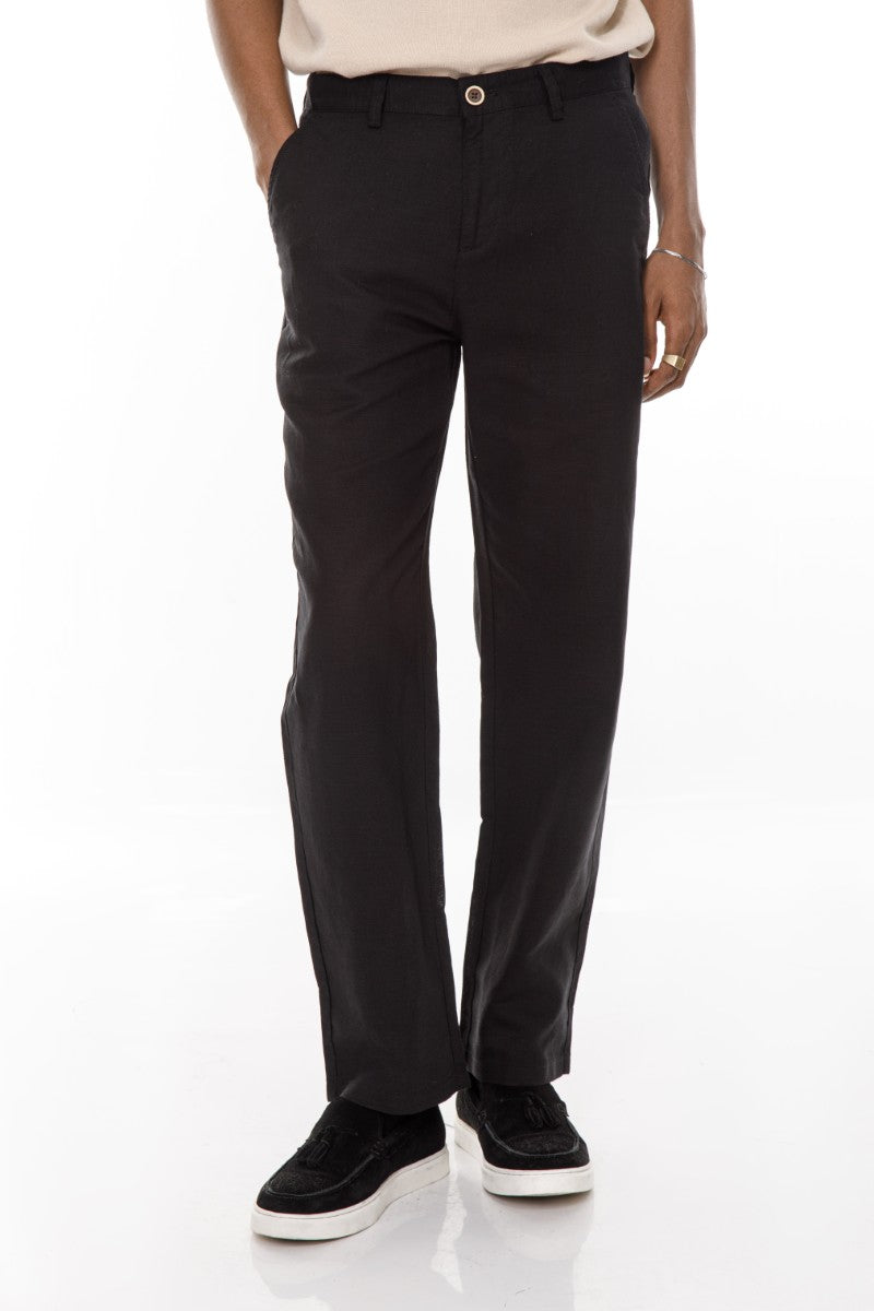 JEANS PRO Black Loose Fit Chino Pants