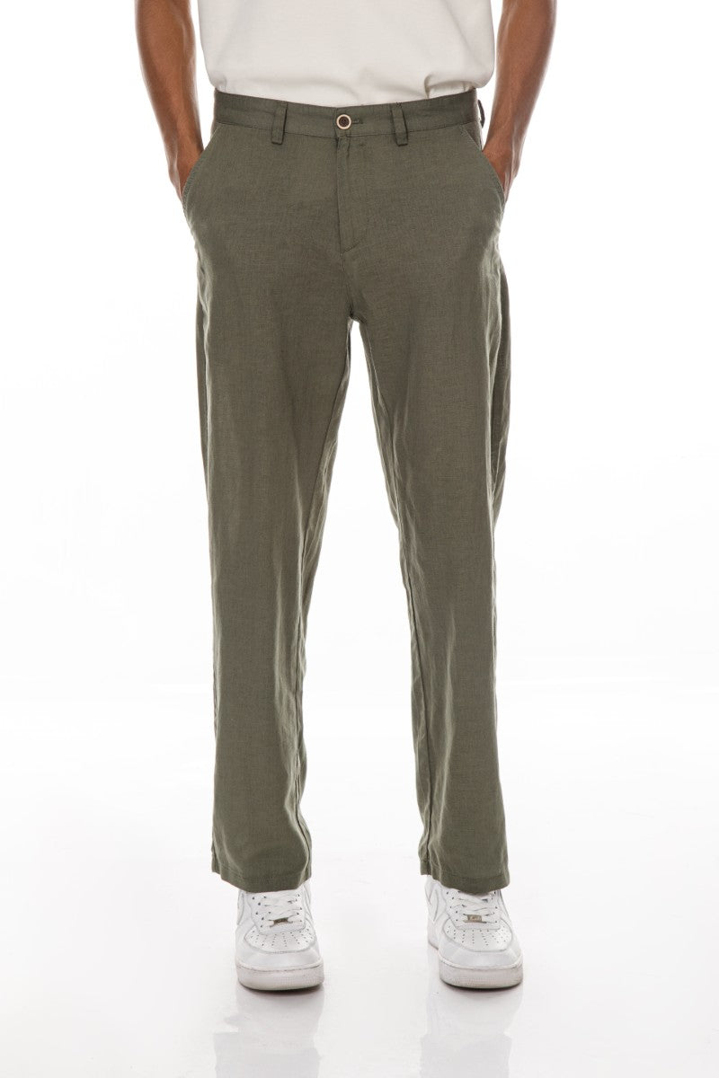 JEANS PRO Ight Green Loose Fit Chino Pants