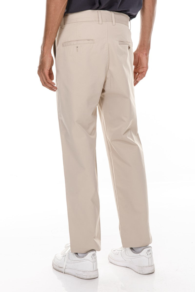 JEANS PRO Beige Loose Fit Chino Pants
