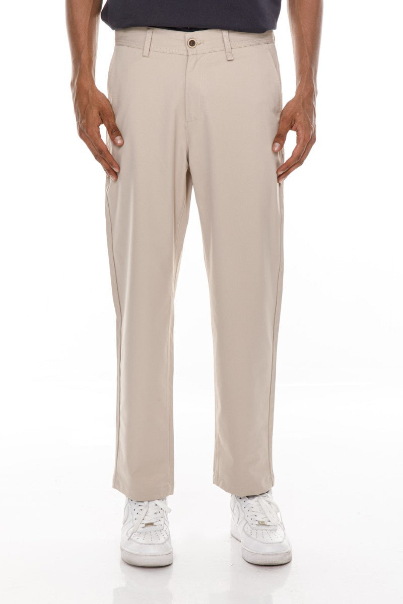 JEANS PRO Beige Loose Fit Chino Pants