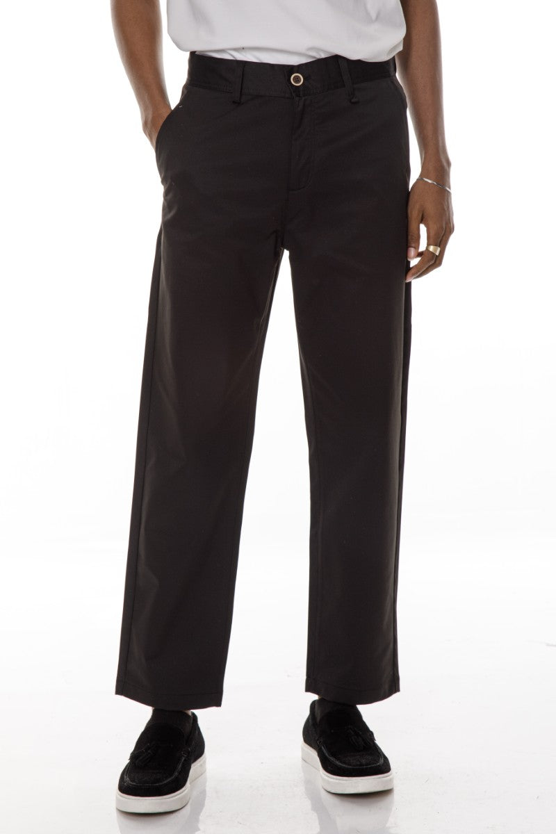 JEANS PRO Black Loose Fit Chino Pants