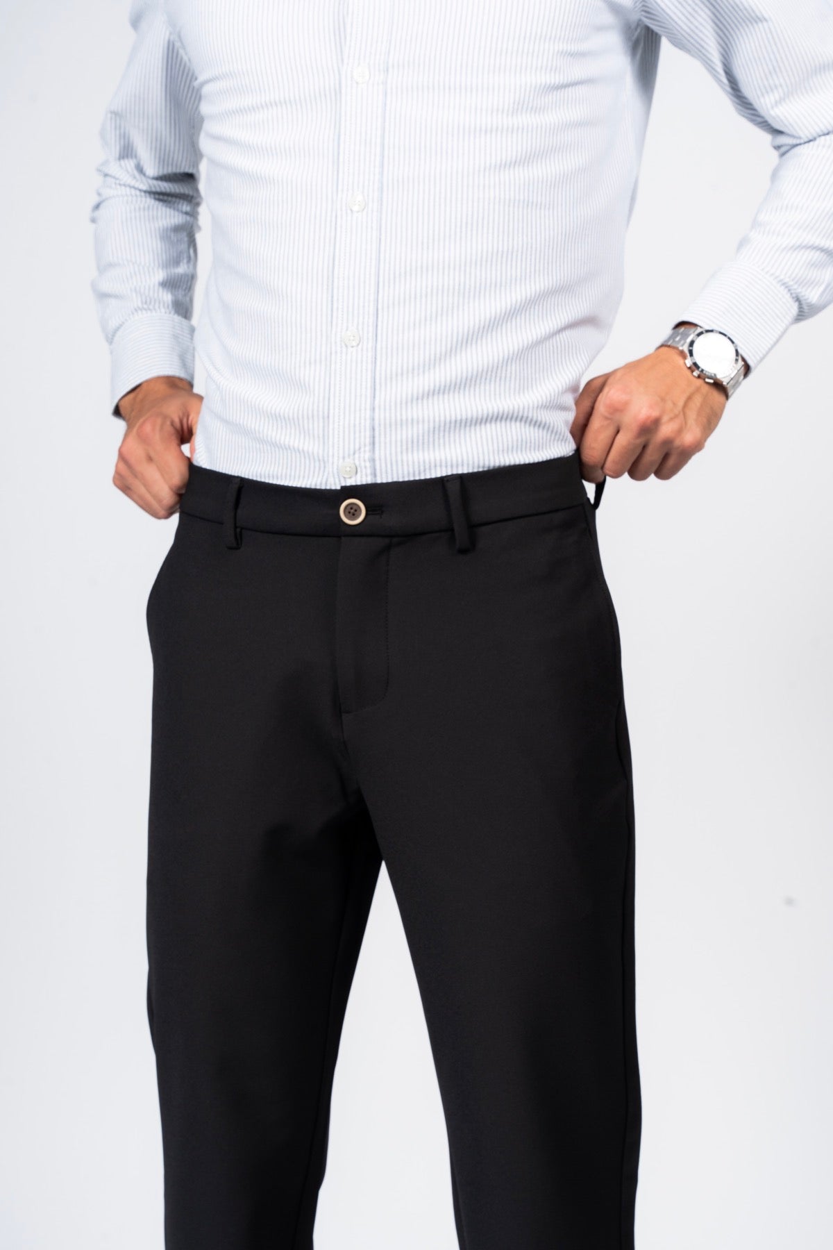 JEANSPRO Technical Stretch-Blend Pants - Black