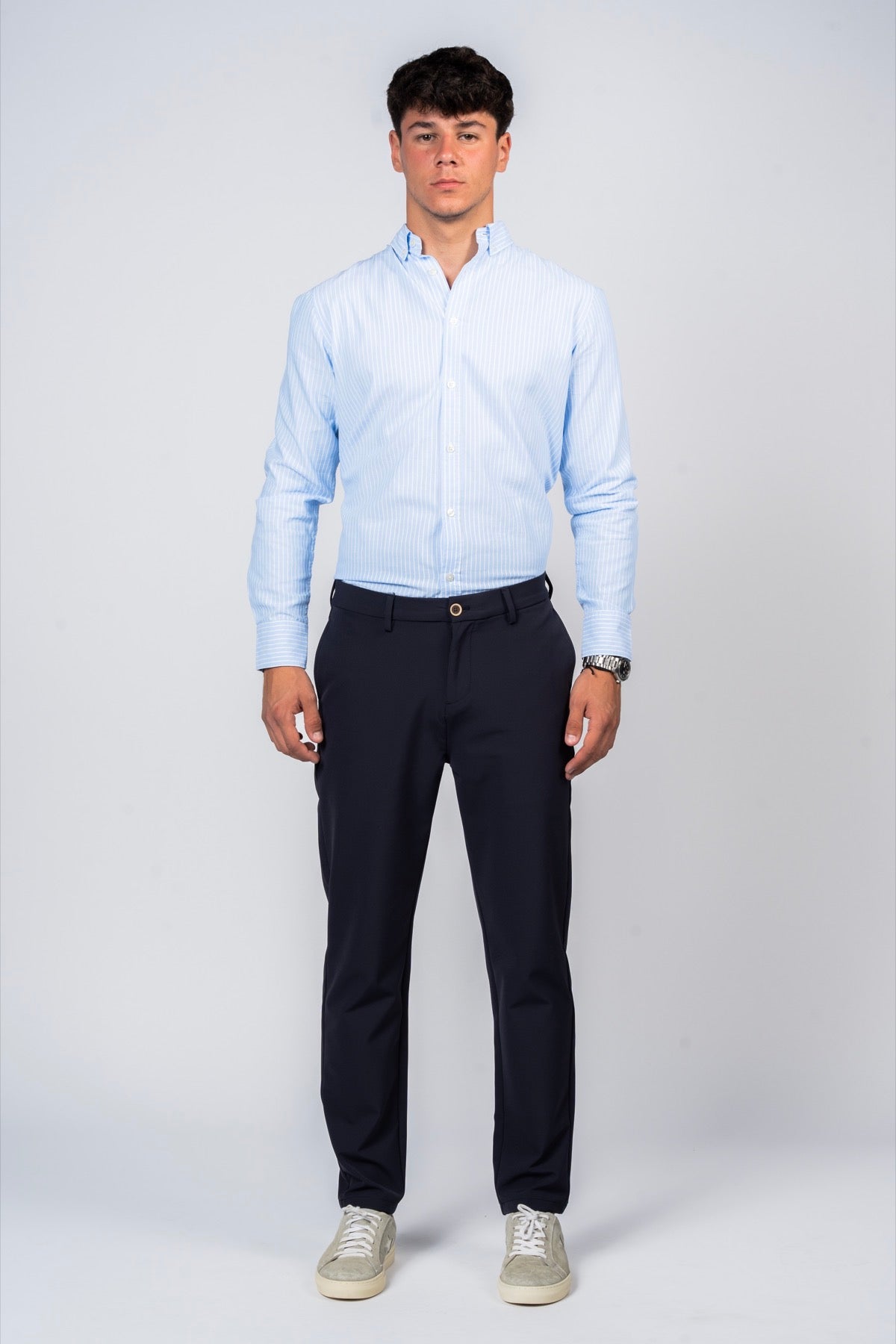 JEANSPRO Technical Stretch-Blend Pants - Navy