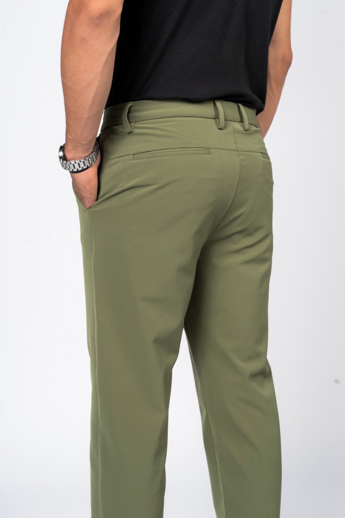 بنطلون تِكنيكال عملي ومريح من JEANSPRO - لون أخضر