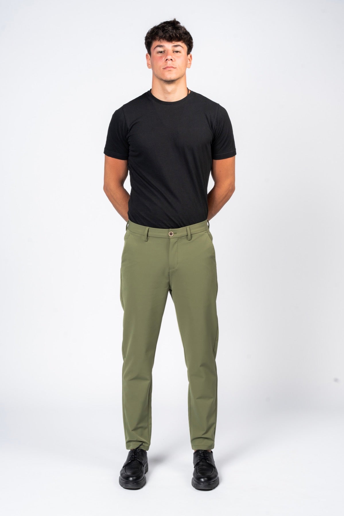 JEANSPRO Technical Stretch-Blend Pants - Green