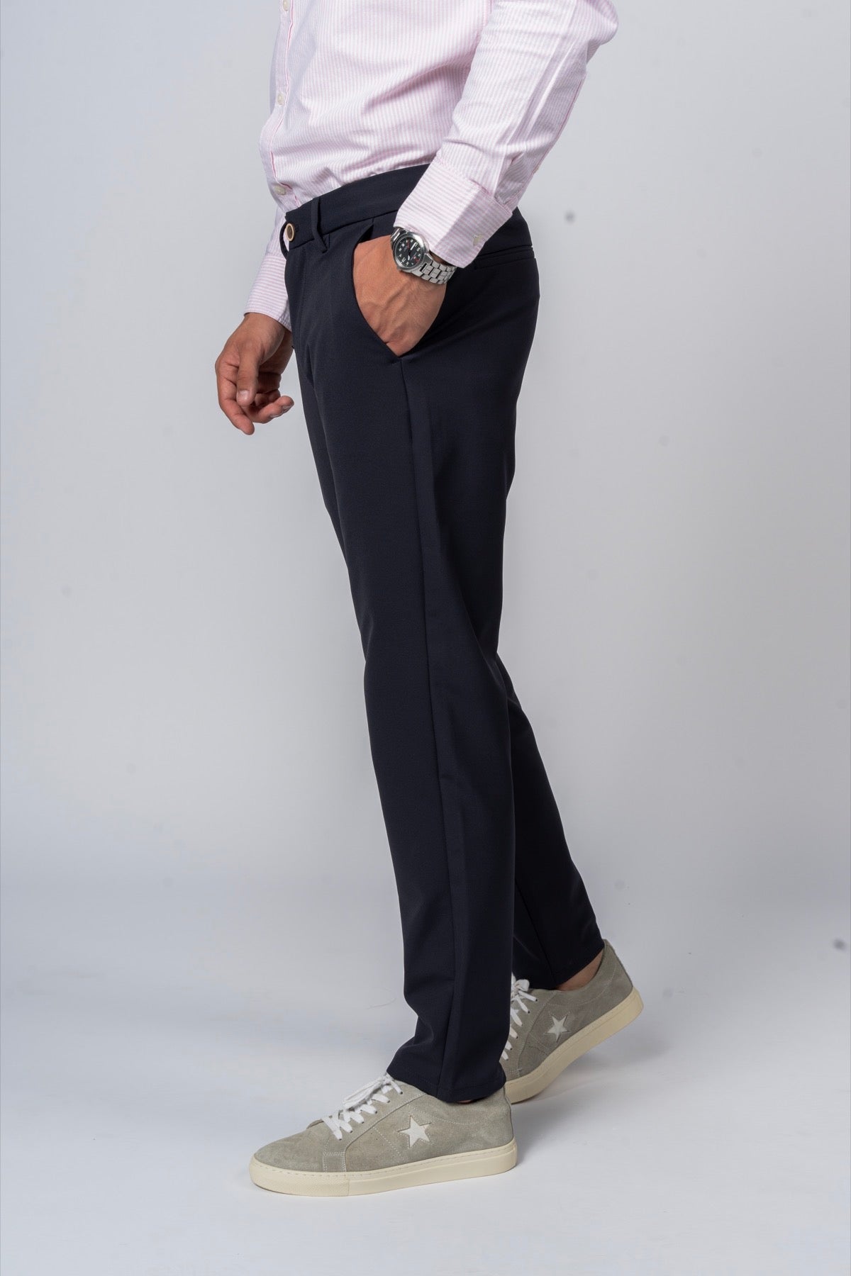 JEANSPRO Technical Stretch-Blend Pants - Navy