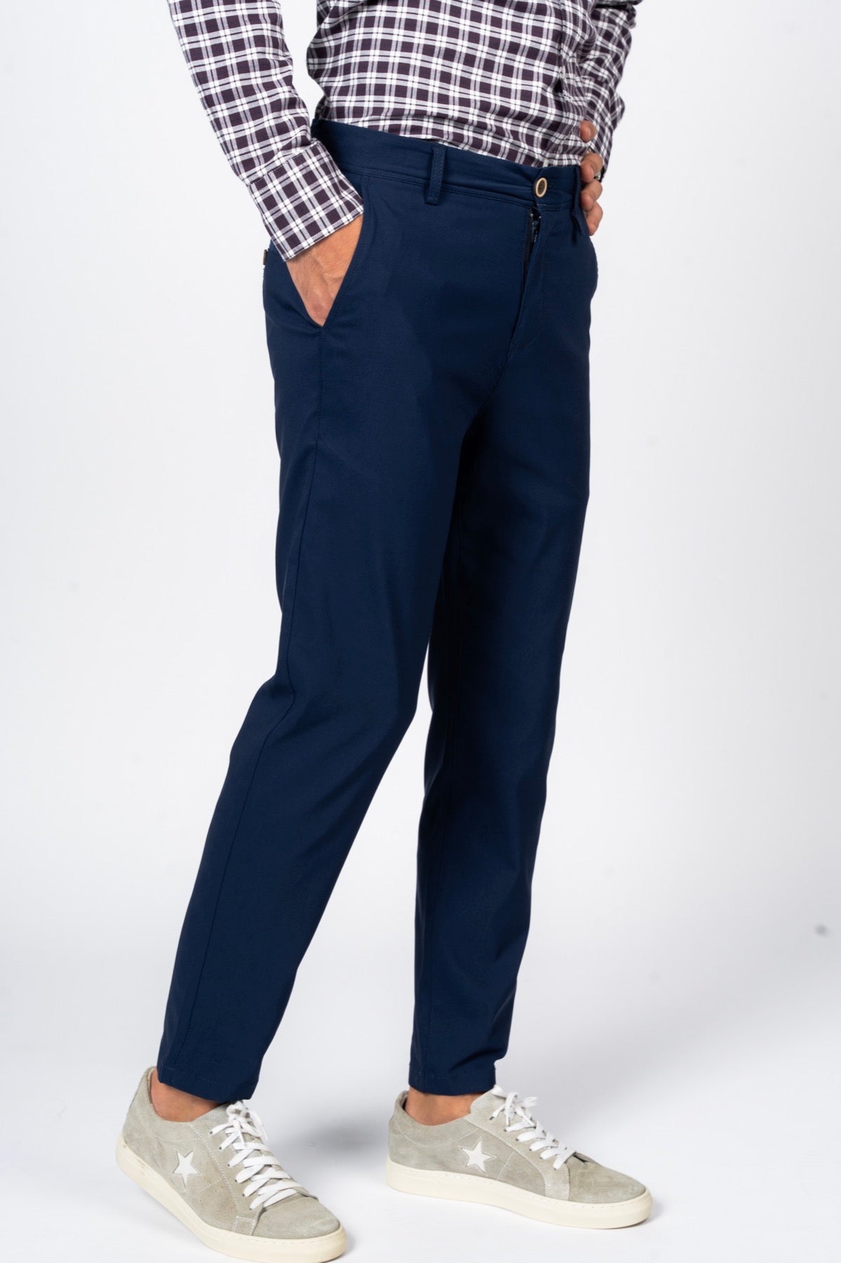 JEANSPRO Technical Stretch-Blend Pants - Navy