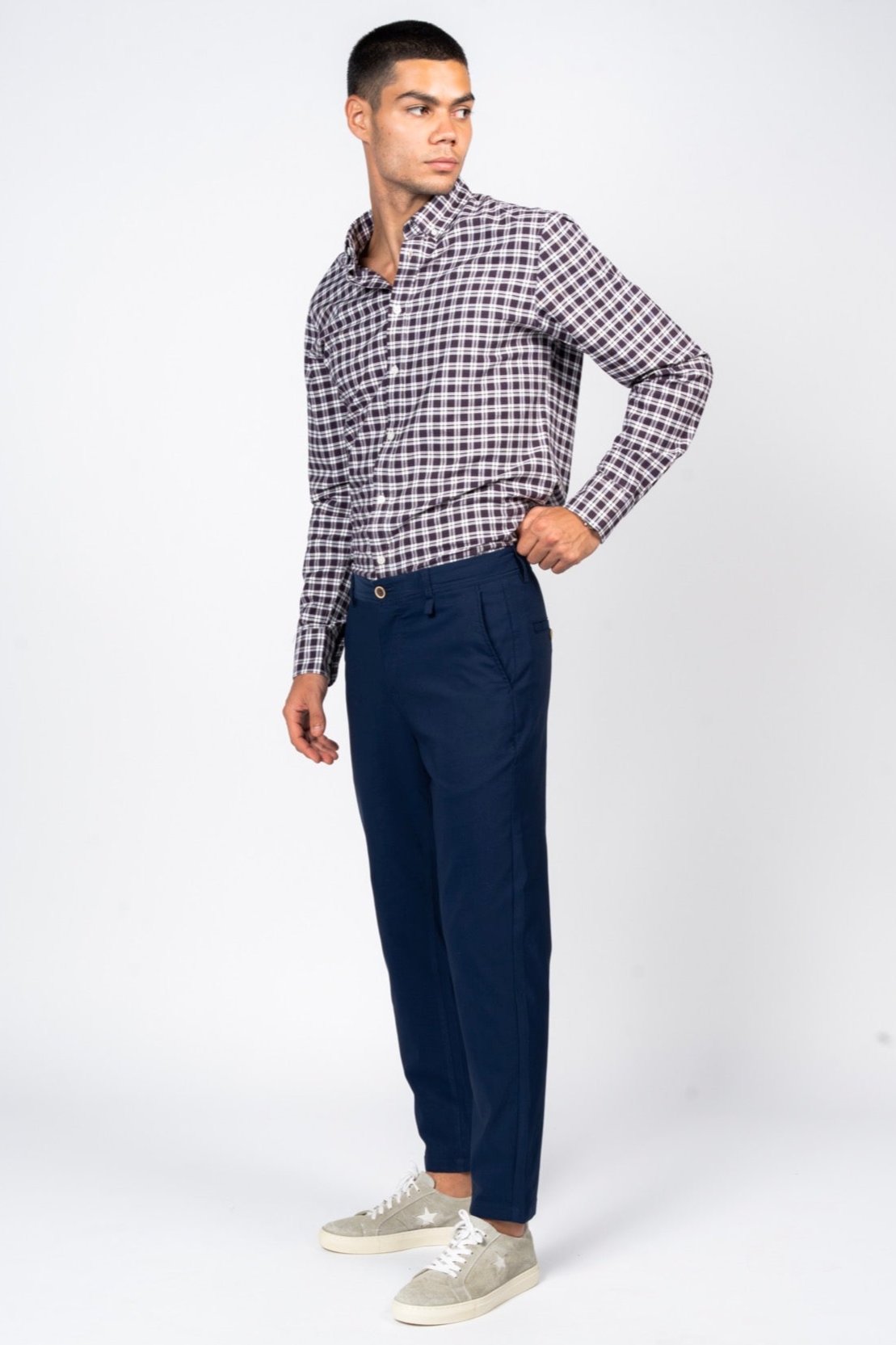 JEANSPRO Technical Stretch-Blend Pants - Navy