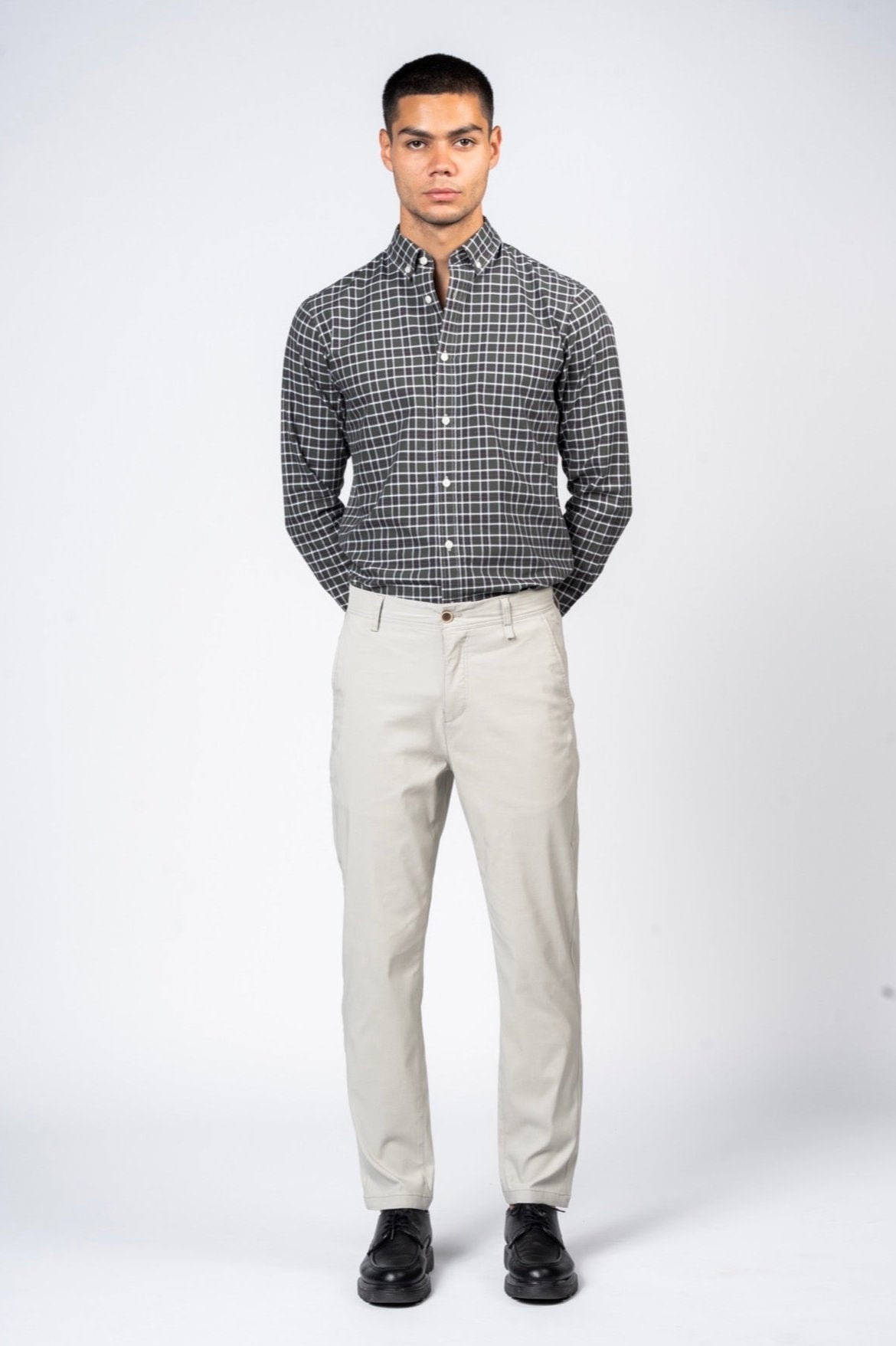 JEANSPRO Technical Stretch-Blend Pants - Stone