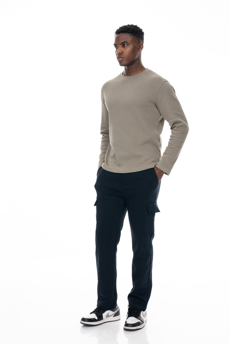 سويت شيرت قطني أساسي - أخضر فاتح