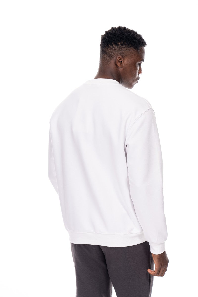 سويت شيرت بقصة وألوان مختلفة - أبيض ورمادي