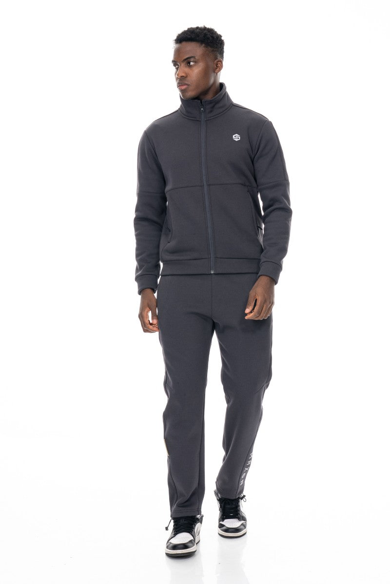 طقم تدريب أساسي للرجال - رمادي
