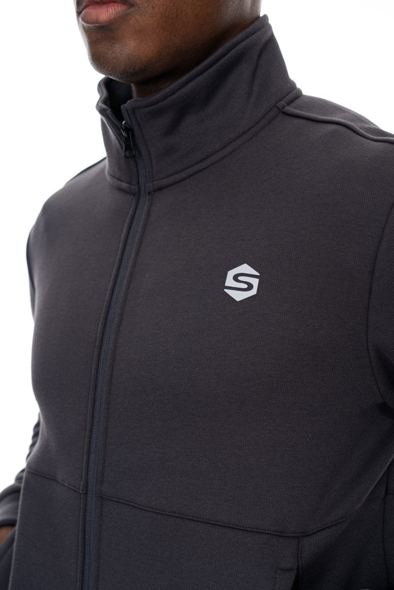 طقم تدريب أساسي للرجال - رمادي