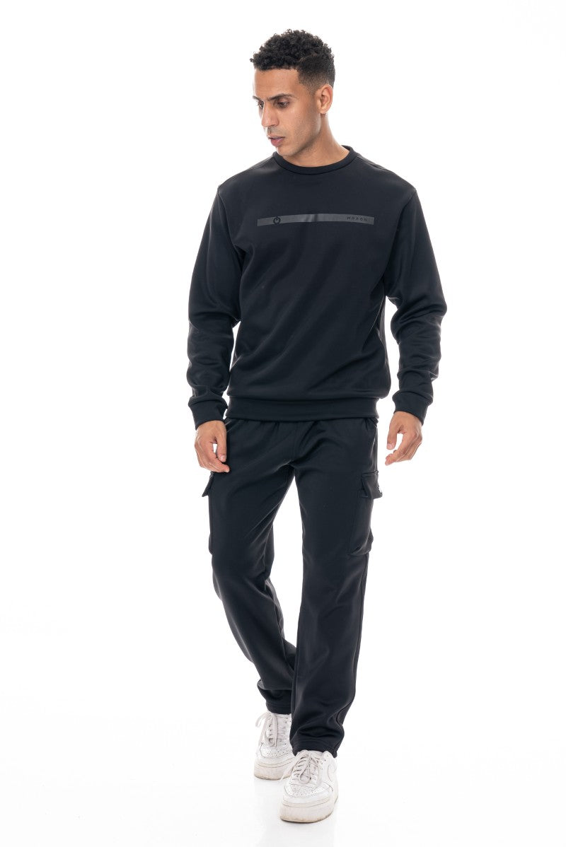 طقم تدريب أساسي للرجال - أسود