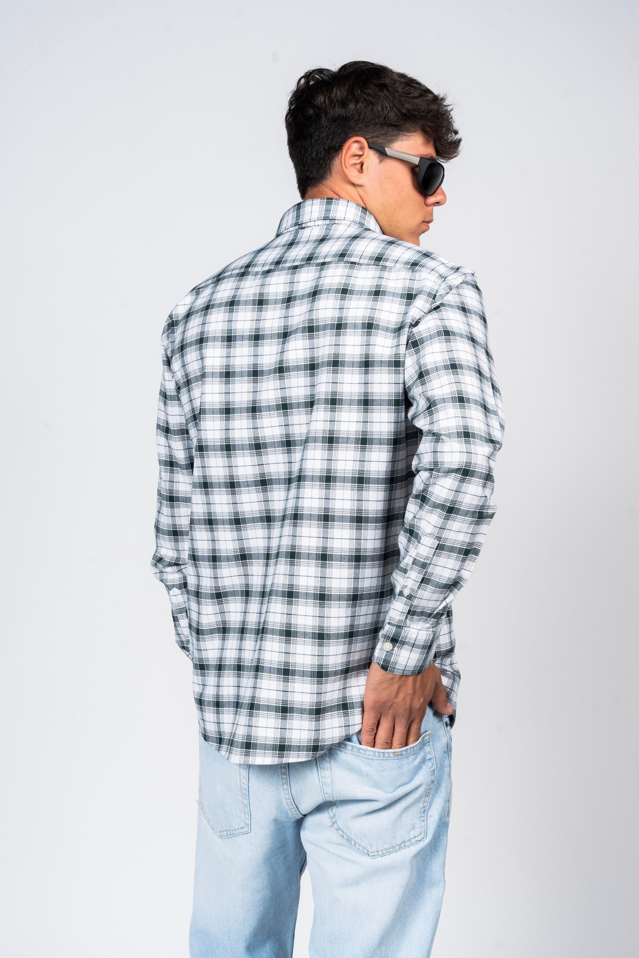 SHIRTSPRO Checked Smart Fit Shirt - Button-Down Collar - Ponderosa Pine