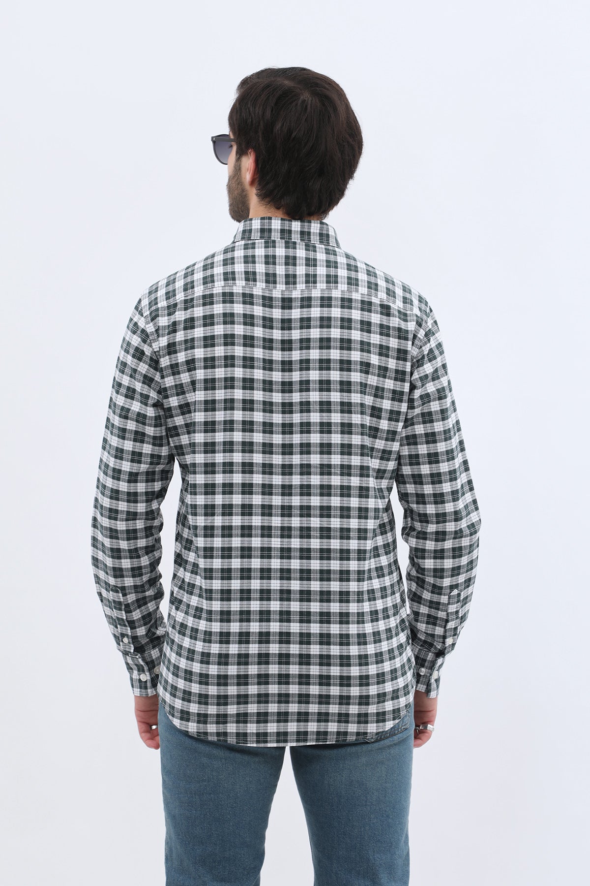 SHIRTSPRO Checked Oxford Regular Fit Shirt - Button-Down Collar - Pine Grove