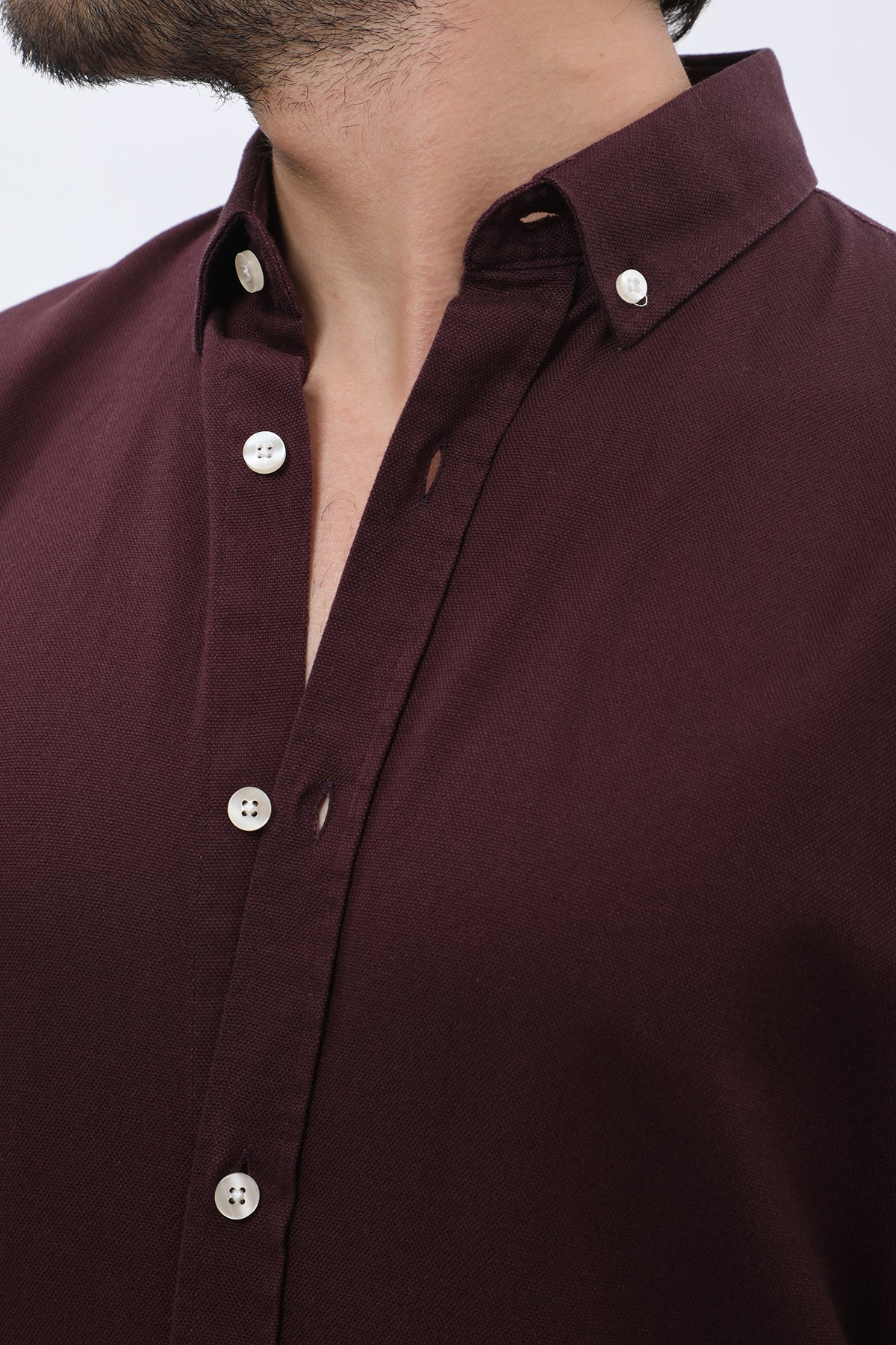 SHIRTSPRO Basket Regular Fit Shirt - Button-Down Collar - Purple