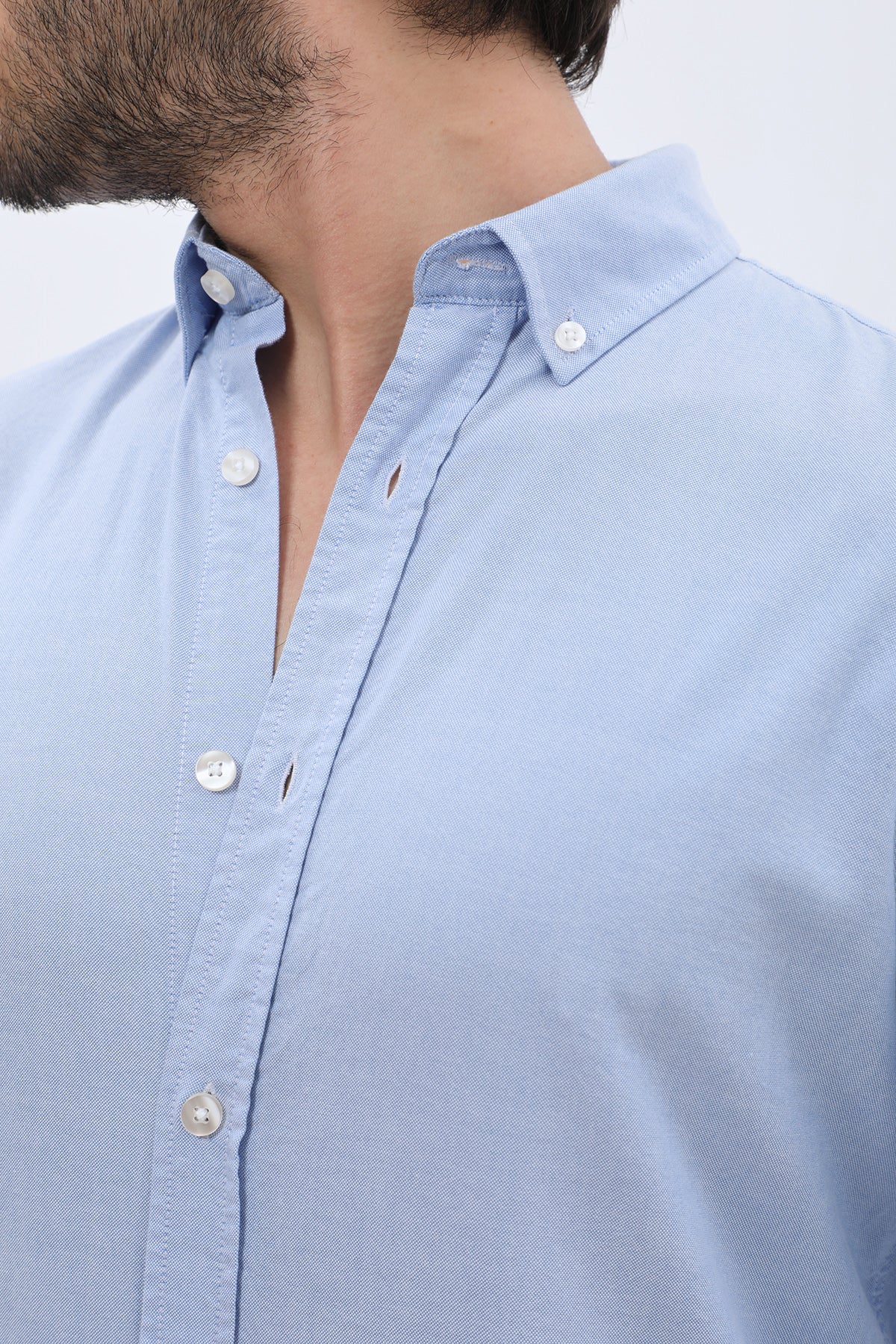 SHIRTSPRO Oxford Regular Fit Shirt - Button-Down Collar - Blue