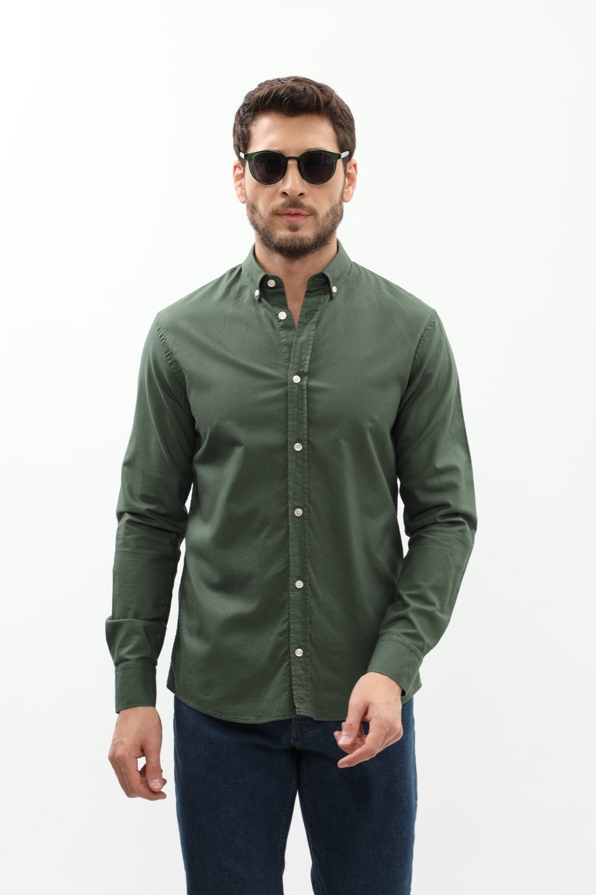 SHIRTSPRO Basket Regular Fit Shirt - Button-Down Collar - Mountain View