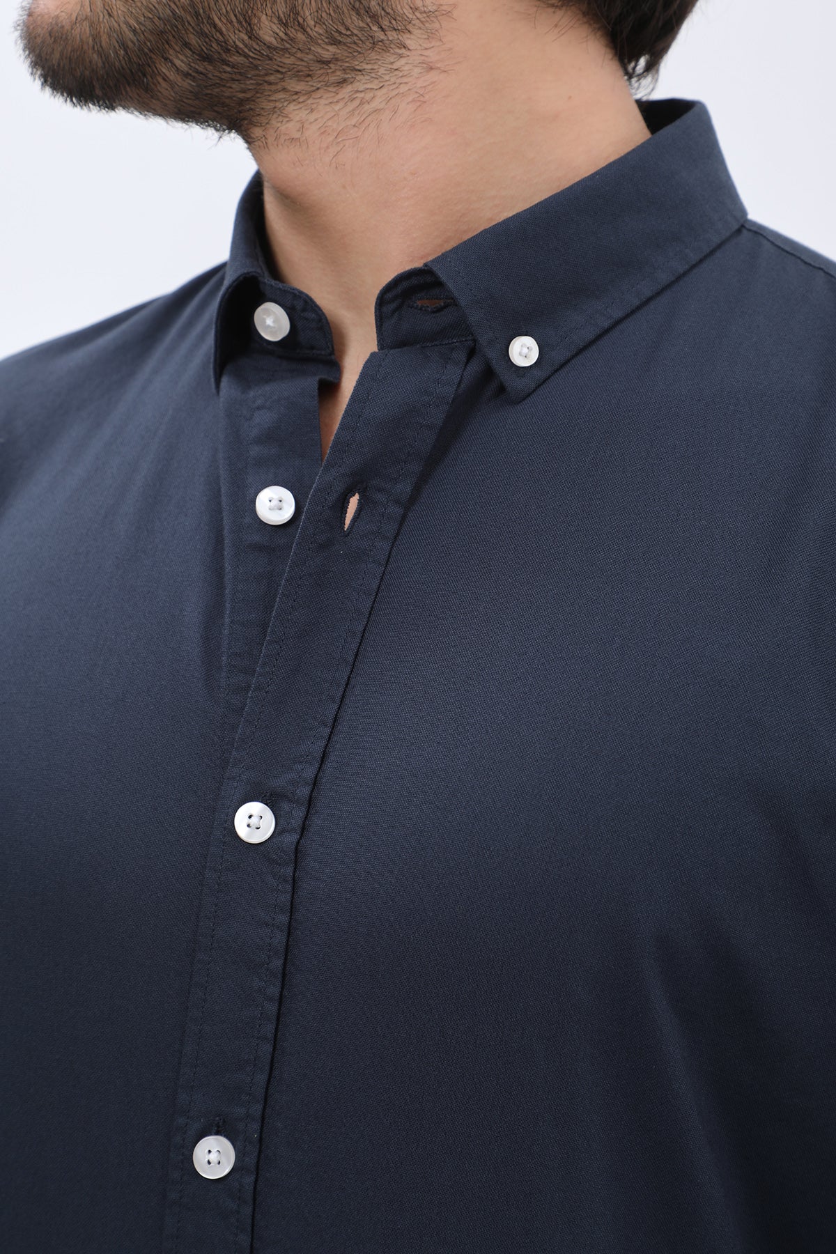 SHIRTSPRO Oxford Regular Fit Shirt - Button-Down Collar - Blue Berry