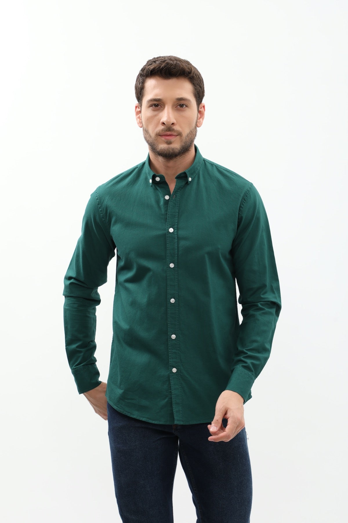 SHIRTSPRO Basket Regular Fit Shirt - Button-Down Collar - Ponderosa Pine