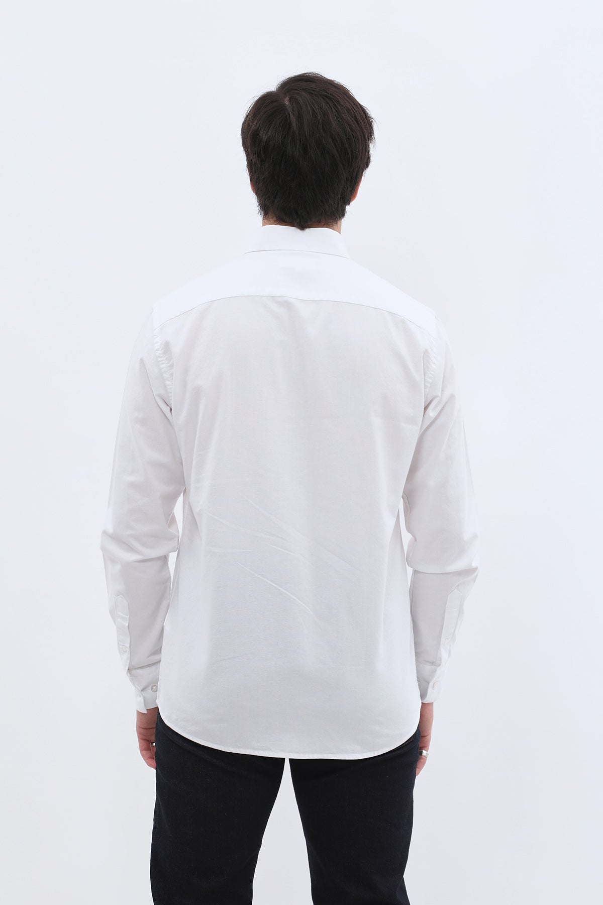 SHIRTSPRO Oxford Regular Fit Shirt - Button-Down Collar - White