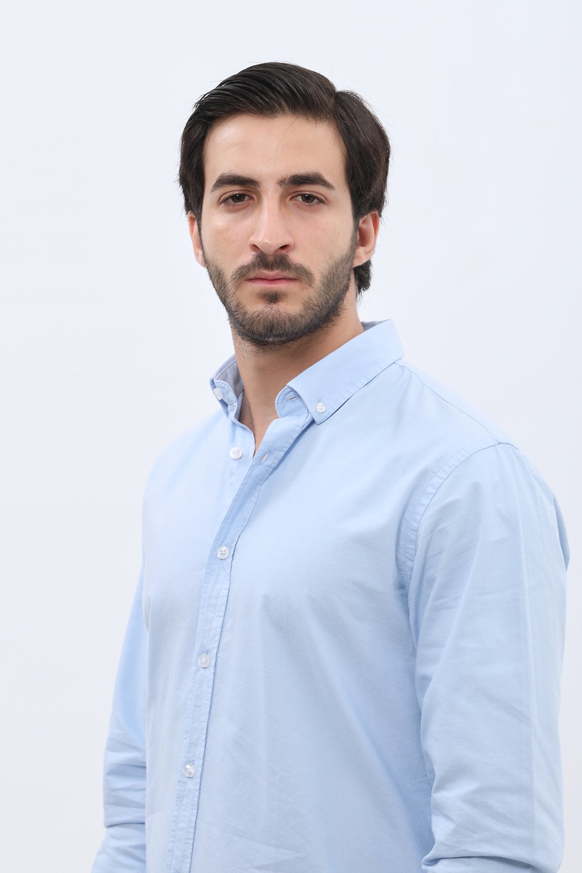 SHIRTSPRO Oxford Regular Fit Shirt - Button-Down Collar - Blue