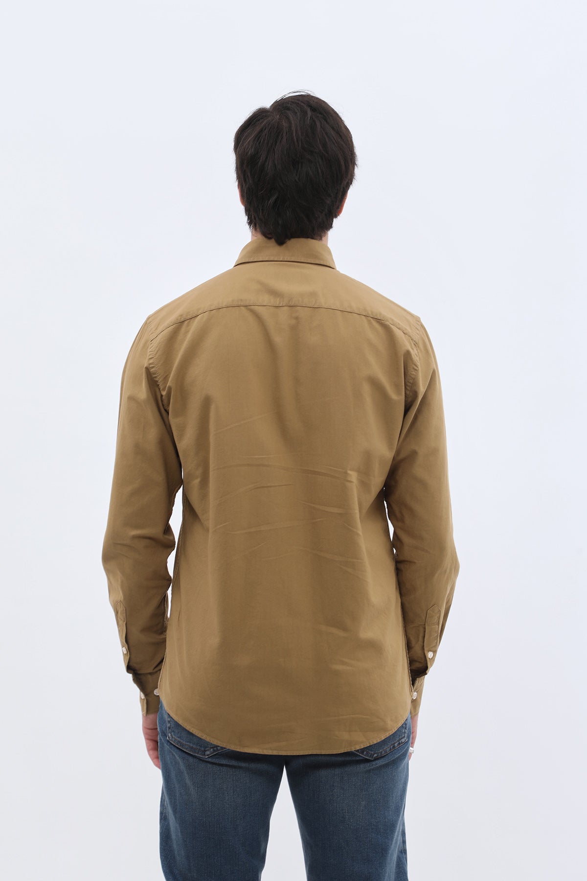 SHIRTSPRO Oxford Regular Fit Shirt - Button-Down Collar - Camel