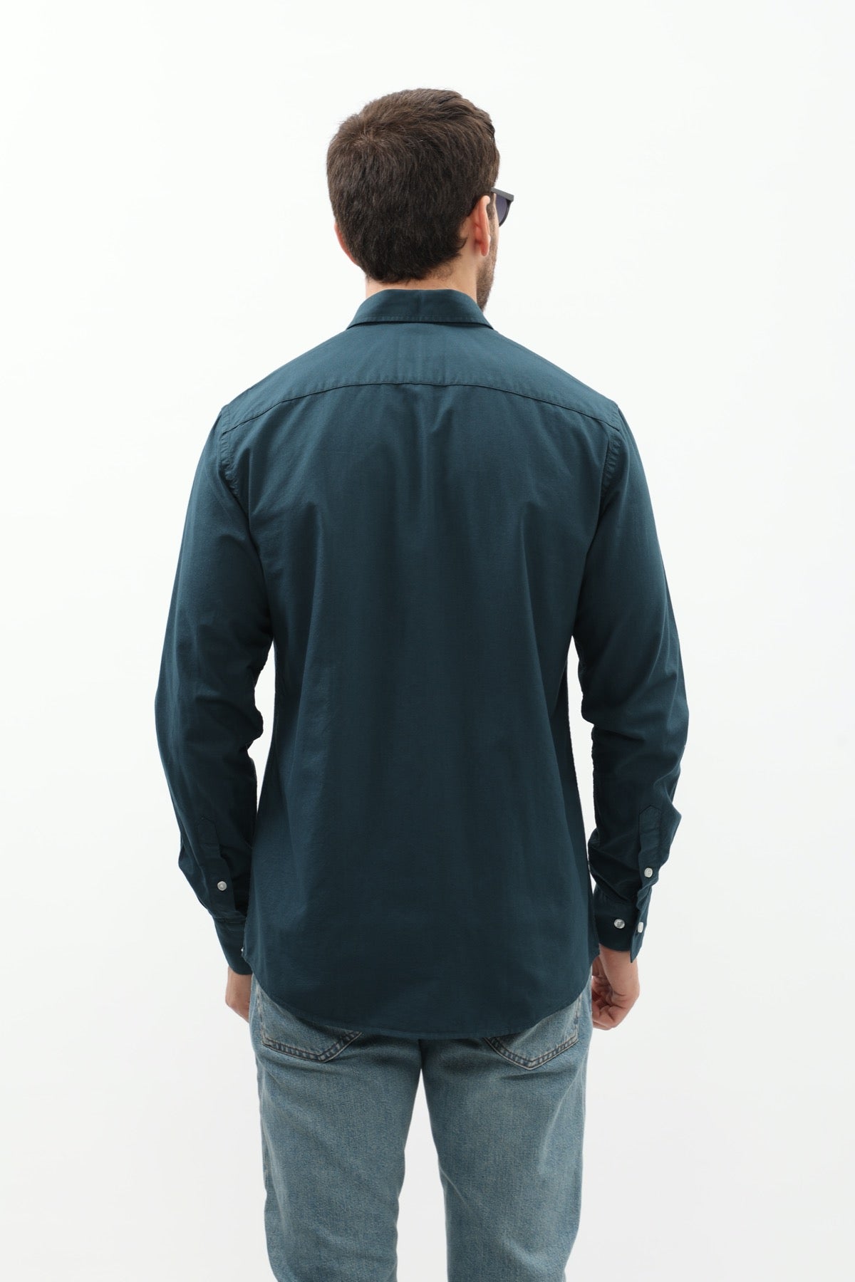 SHIRTSPRO Oxford Regular Fit Shirt - Button-Down Collar - Petrol