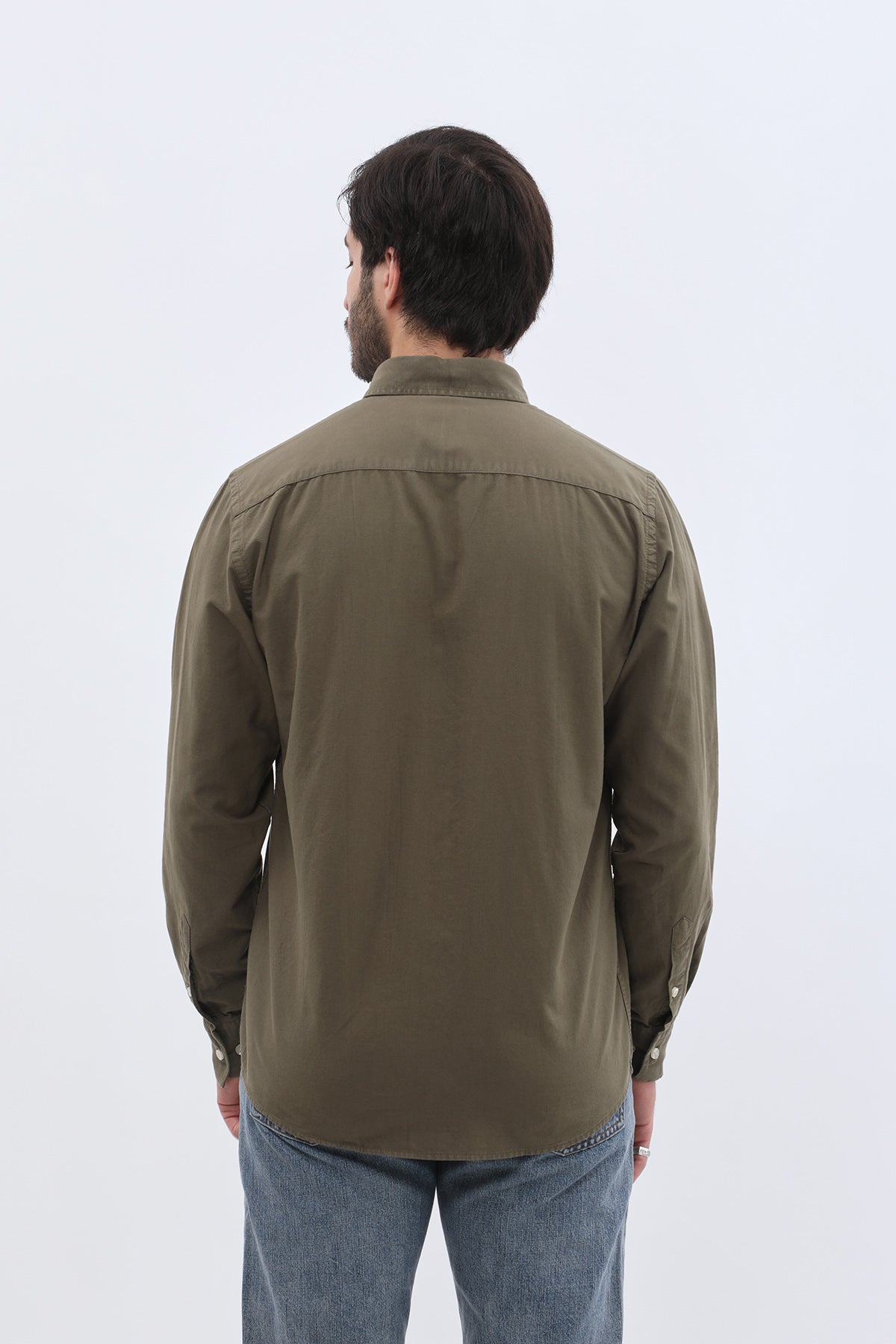 SHIRTSPRO Oxford Regular Fit Shirt - Button-Down Collar - Khaki