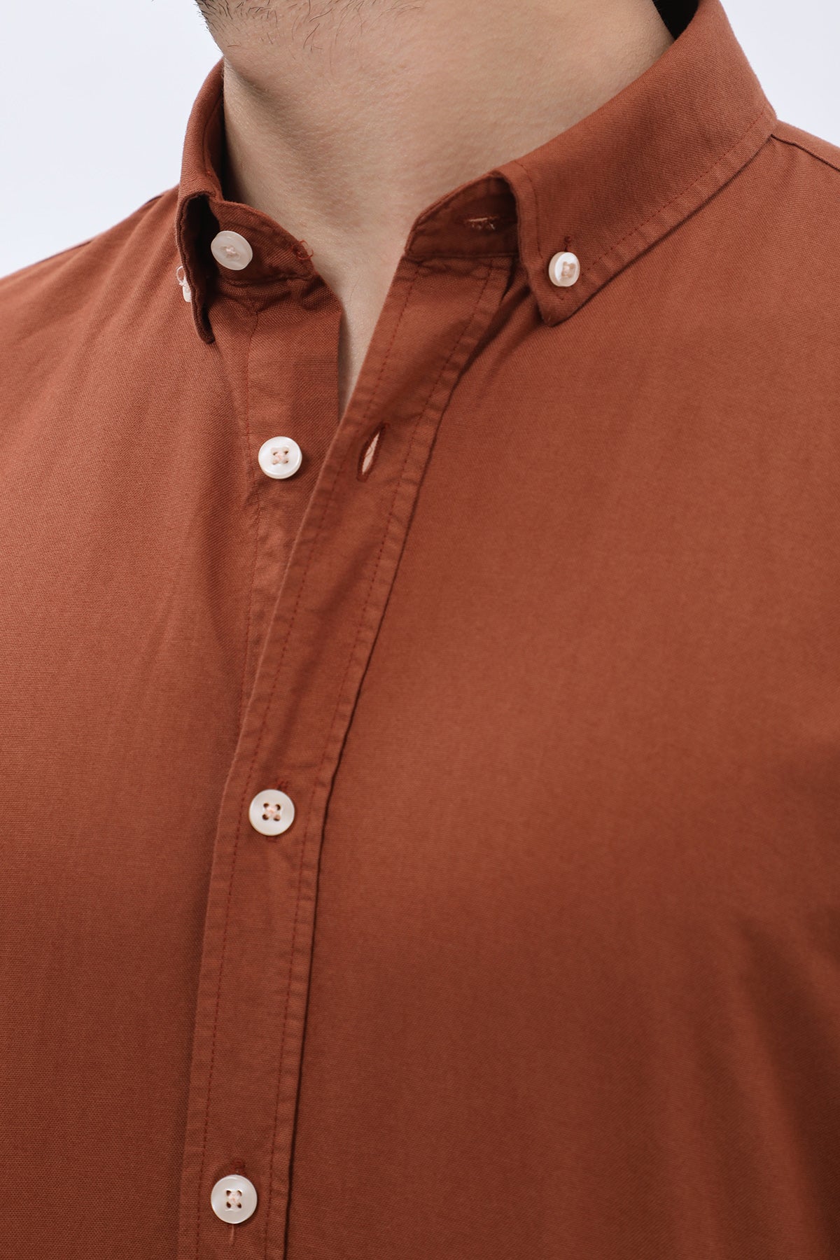 SHIRTSPRO Oxford Regular Fit Shirt - Button-Down Collar - Picante