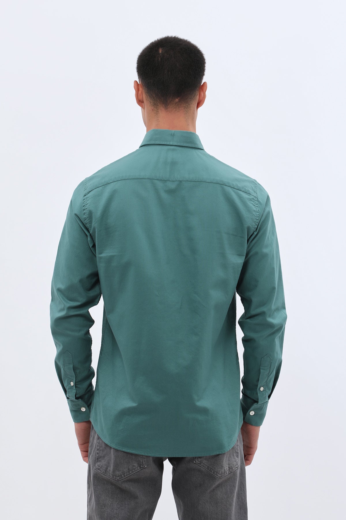 SHIRTSPRO Oxford Regular Fit Shirt - Button-Down Collar - Antique Green