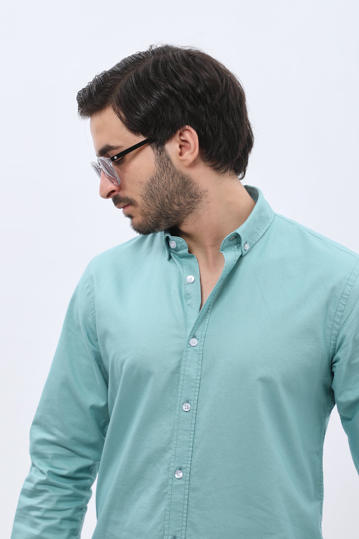 SHIRTSPRO Oxford Regular Fit Shirt - Button-Down Collar - Dusty